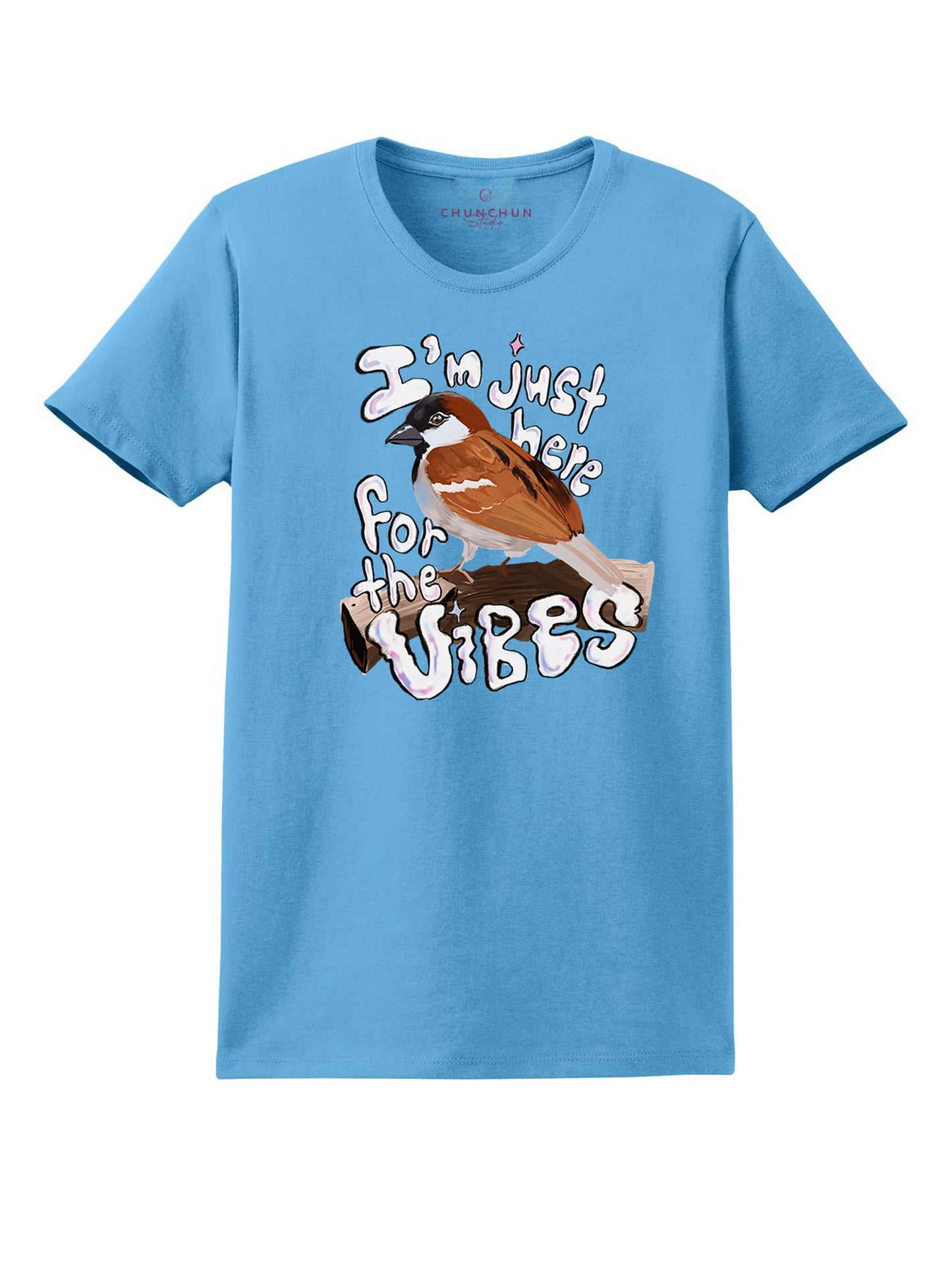 Here for the Vibes- Women's T-Shirt