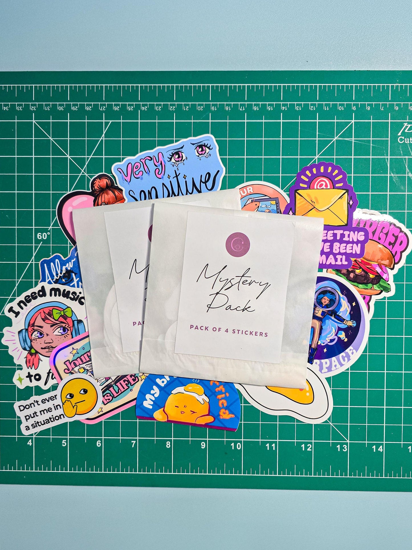 Mystery Sticker 4-Pack