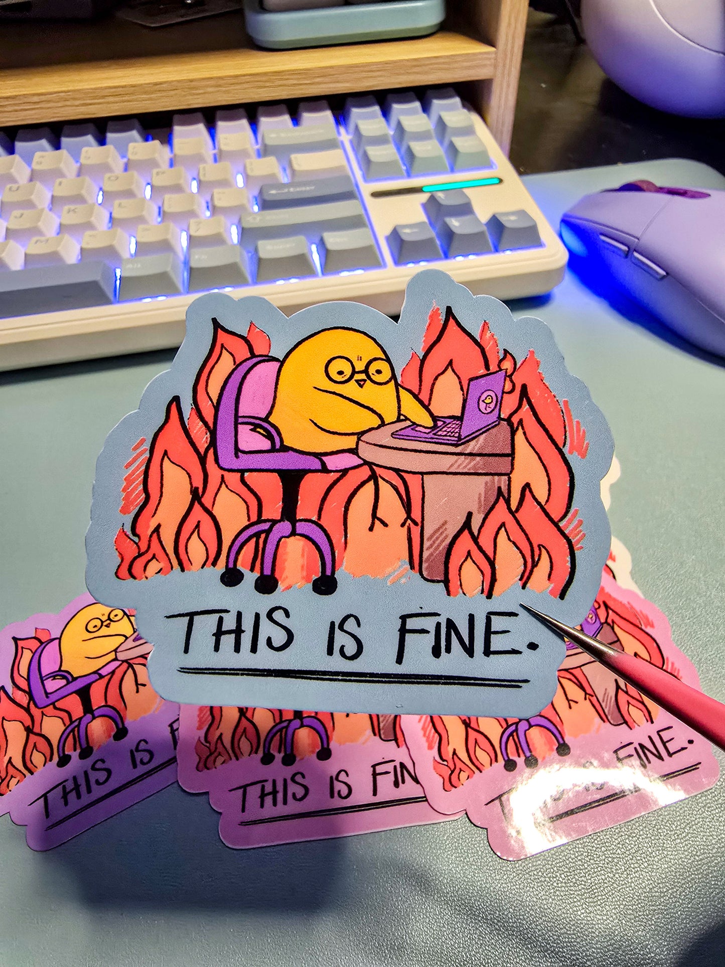 This is Fine - Sticker