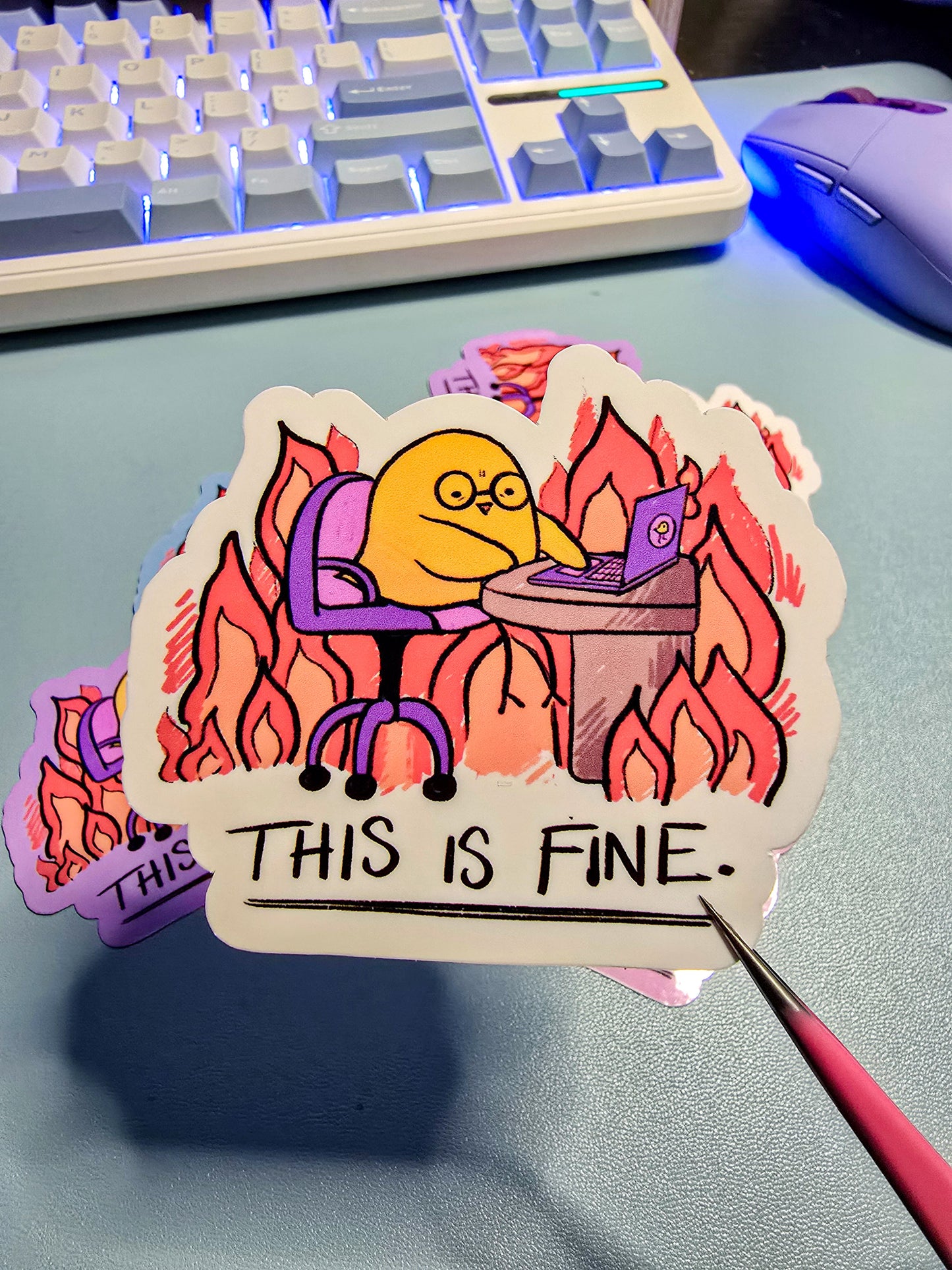 This is Fine - Sticker