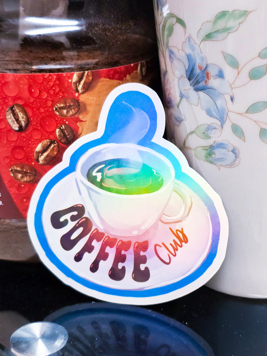 Coffee Club Sticker