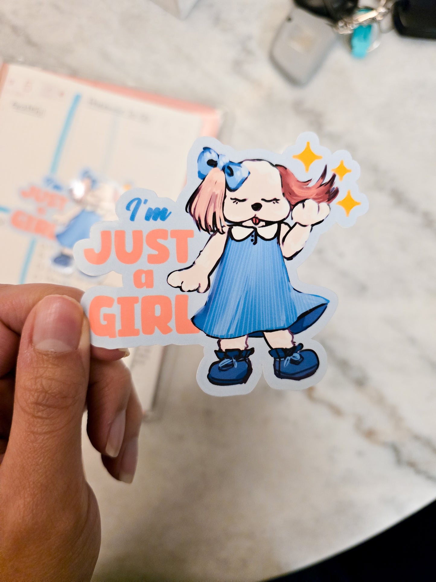 I'm Just a Girl - Sticker