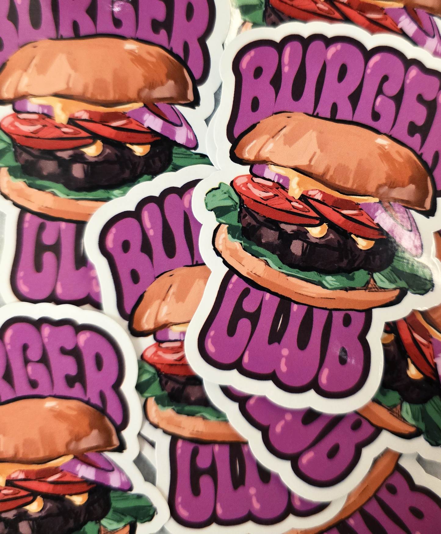 Burger Club Sticker