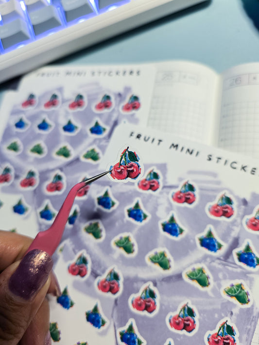 Fruits Mini Sticker Sheet