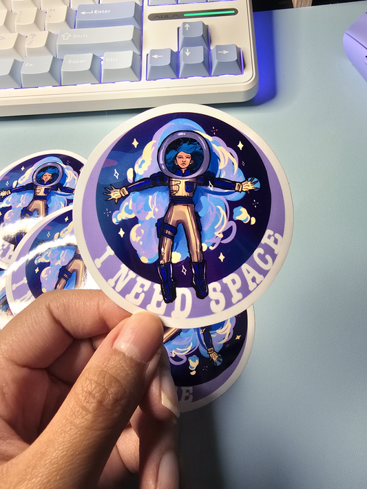 I Need Space - Sticker