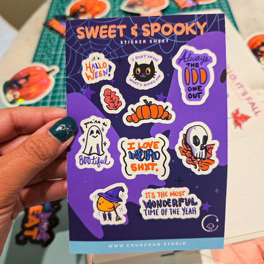 Sweet & Spooky - Sticker Sheet